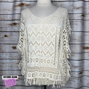 Maurices Festival-ready Layering Poncho Top